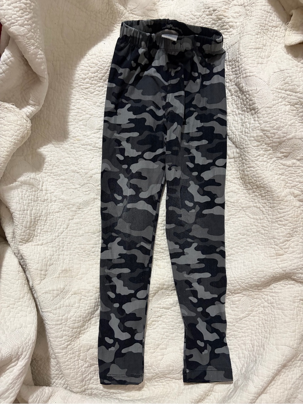 Girls 2-4 year sweetlegs Camouflage Leggings - Black & Gray